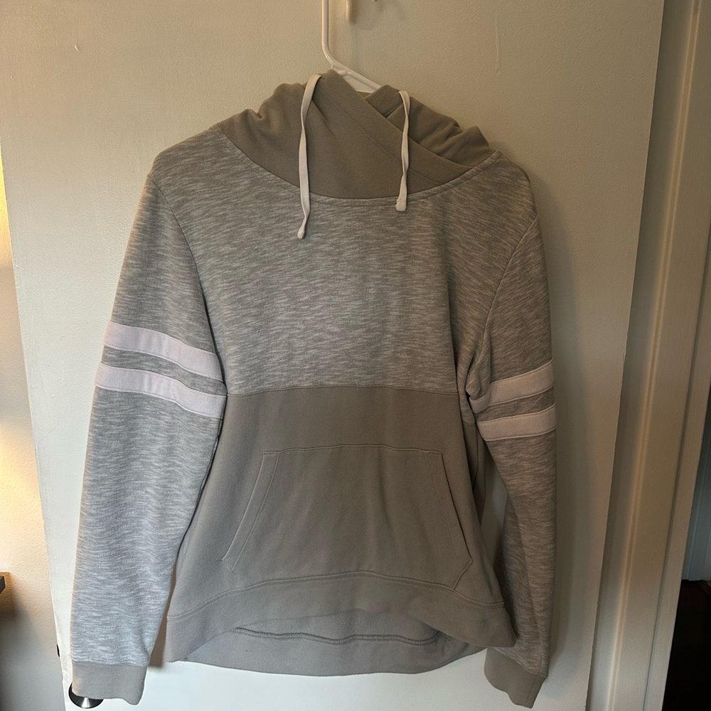 Victoria's Secret Gray and White Hoodie